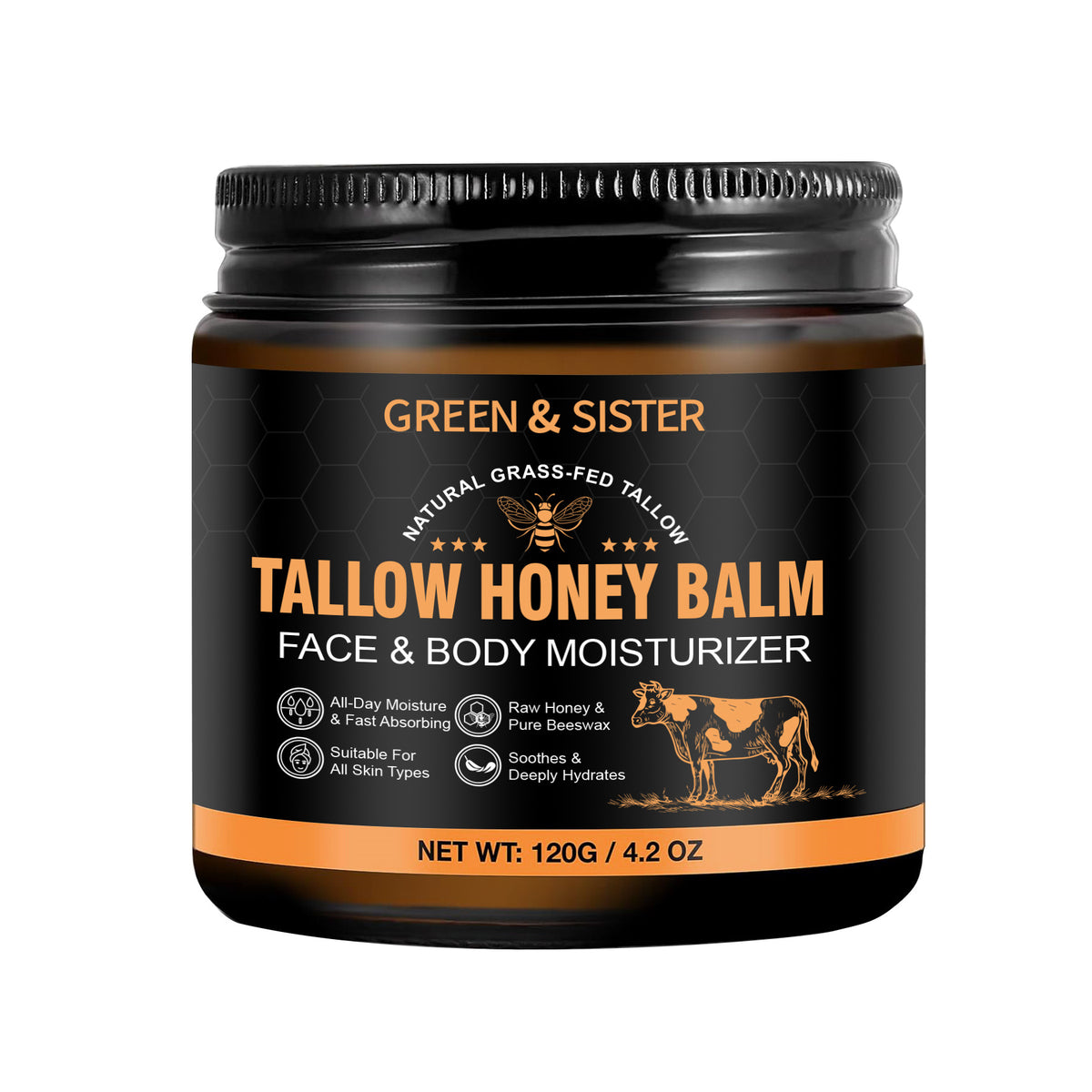 Honey Tallow Moisturizing Face Cream Balm