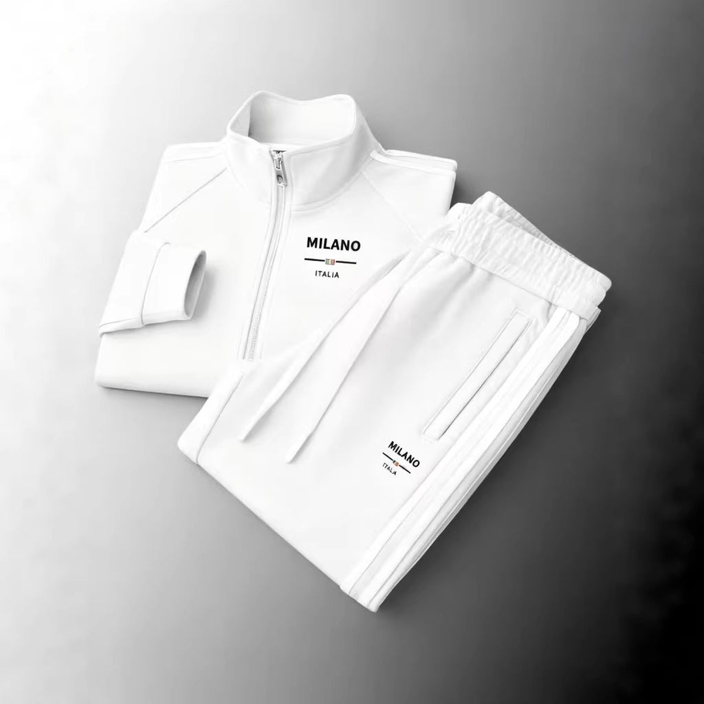 Mens Zip Up Jacket and Pants Set