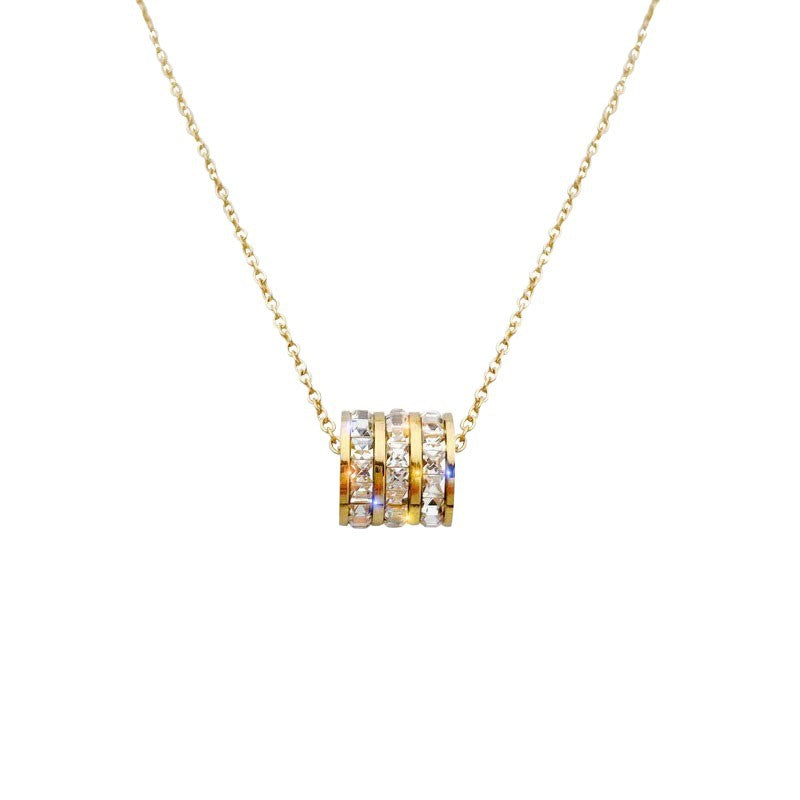 Birthstone Stainless Steel Adjustable Necklace