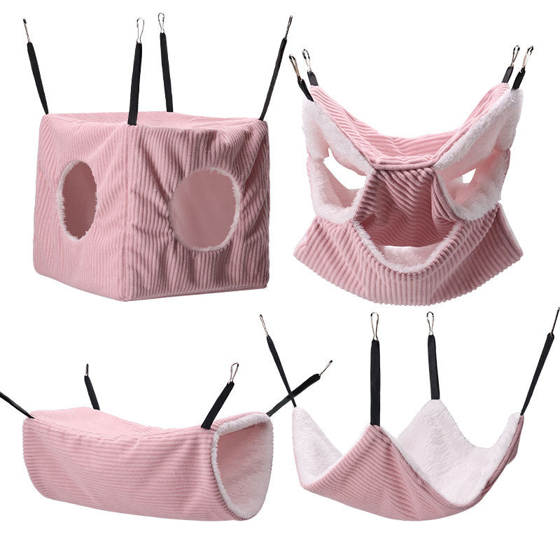 4-Piece Pet Cage Hammock Set