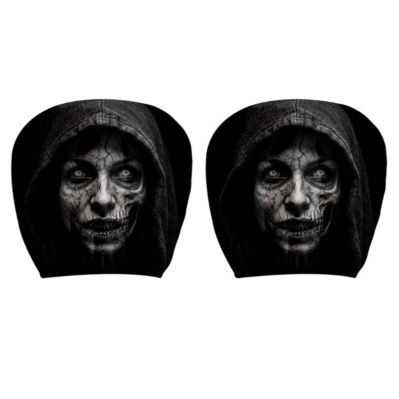 Car headrest cover
