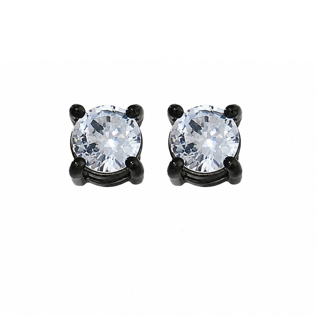 Unisex Magnetic Zircon Ear Clips Non Pierced Stud Earrings