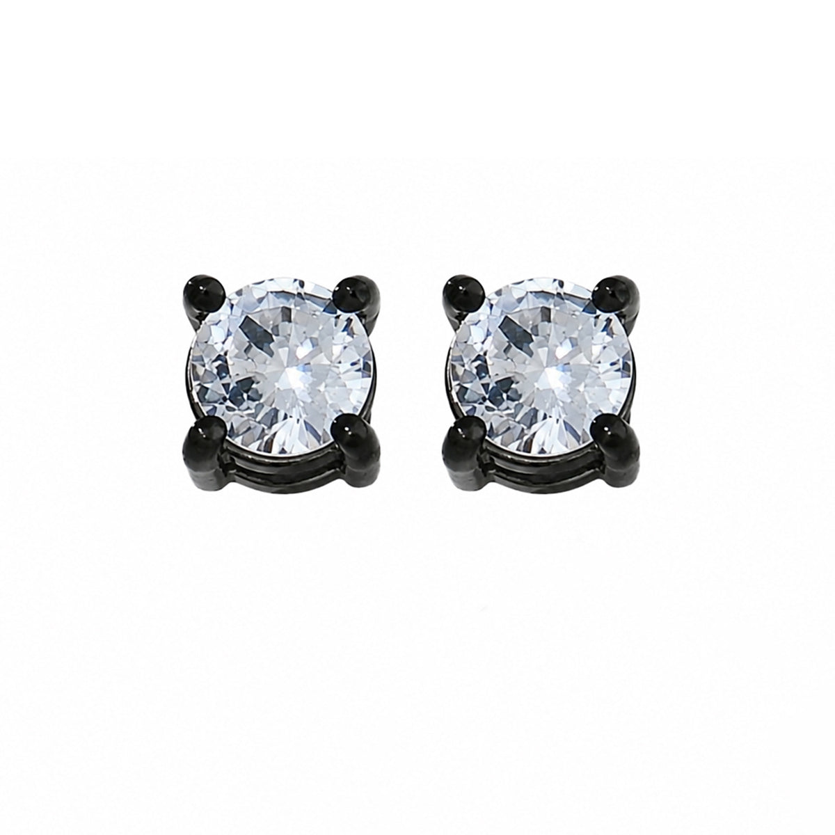 Unisex Magnetic Zircon Ear Clips Non Pierced Stud Earrings