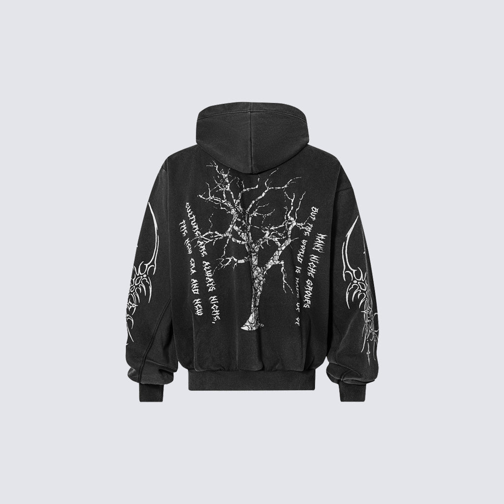 Streetwear retro loose coat