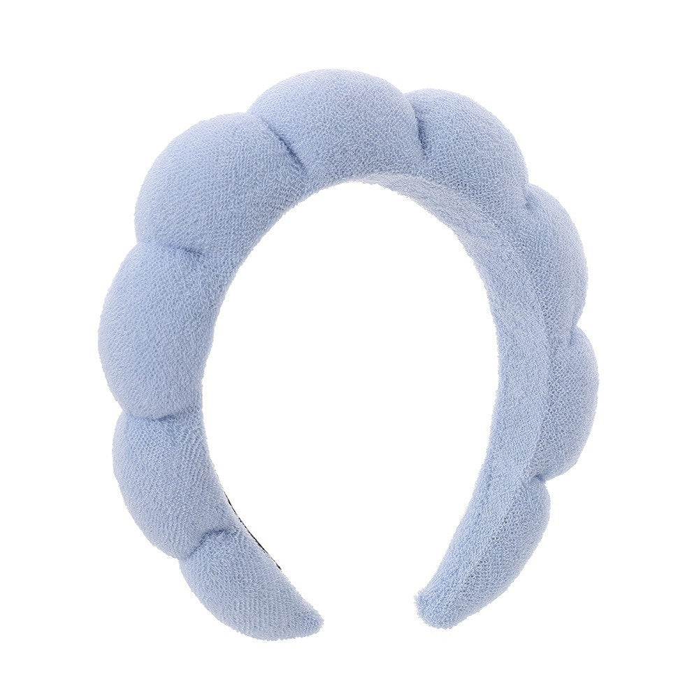 Lady's velvet sponge hairband teemdrop