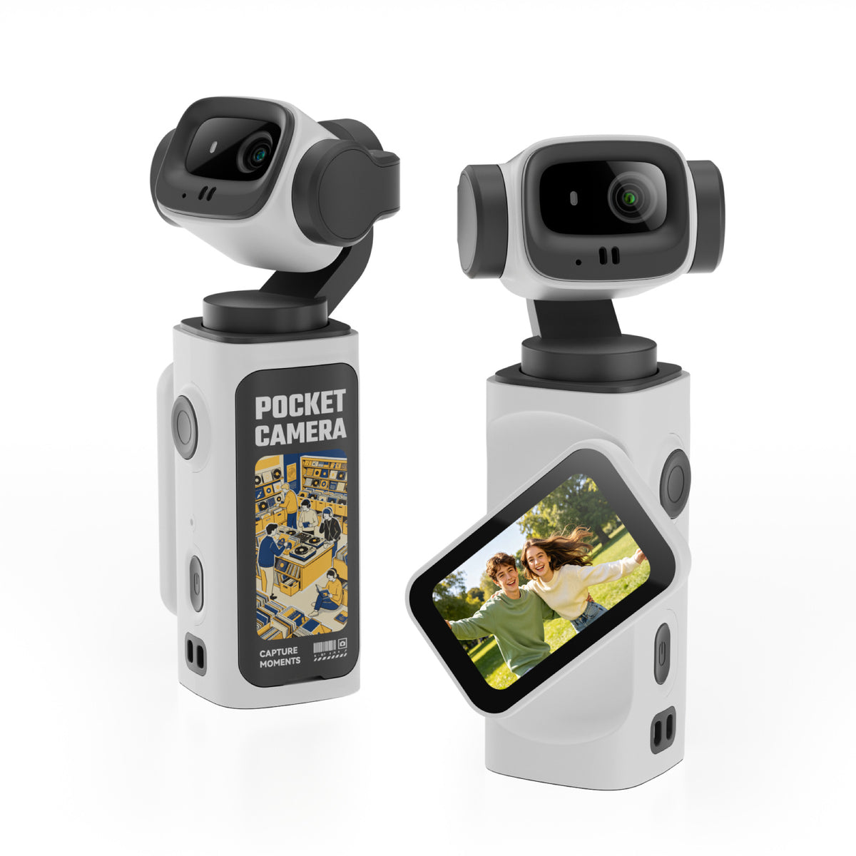 Handheld gimbal camera G105 outdoor sports camera pocket camera teemdrop
