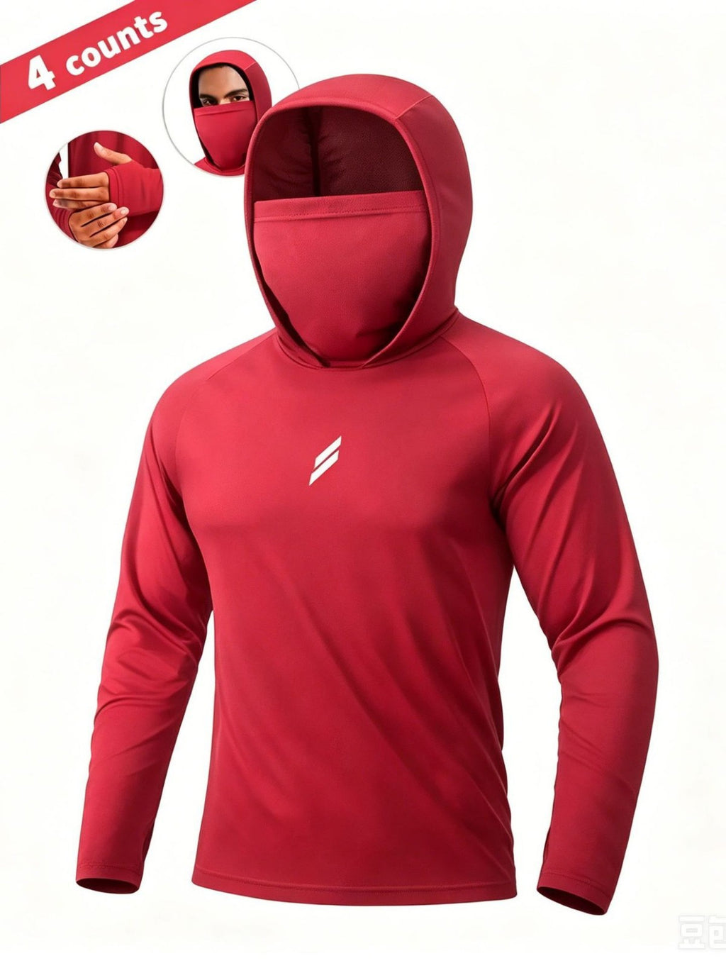 Men's UV-protective quick-drying fishing sun protection jacket