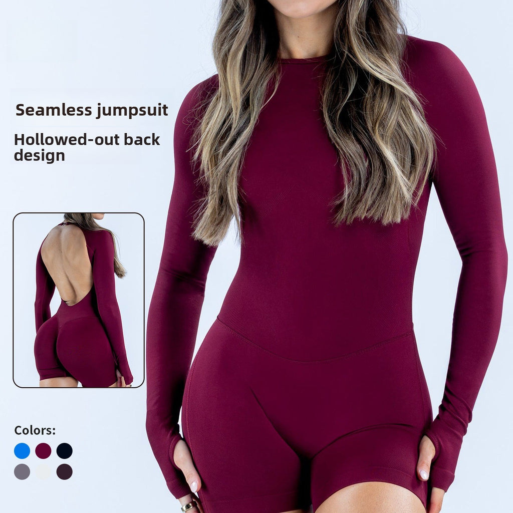 Long-sleeve yoga outfit