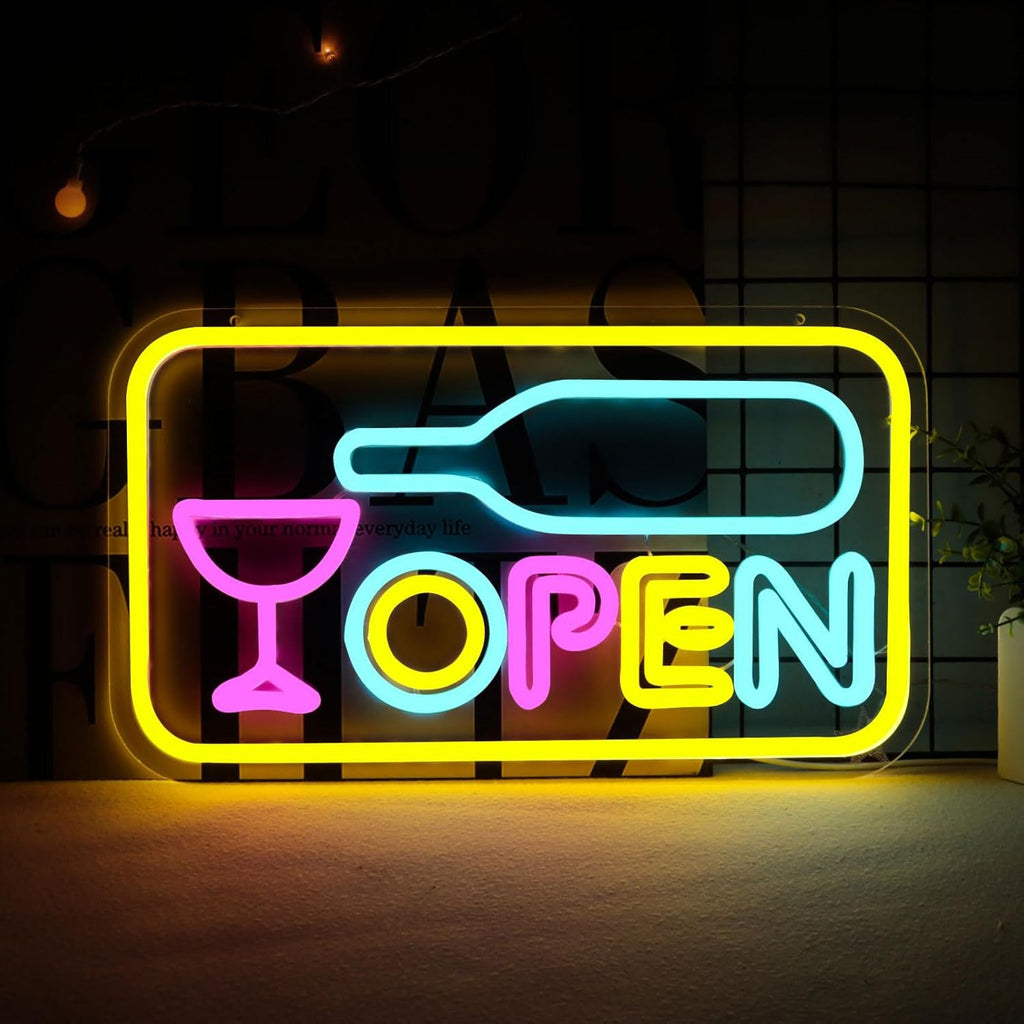 Dimmable LED Neon Sign Light teemdrop