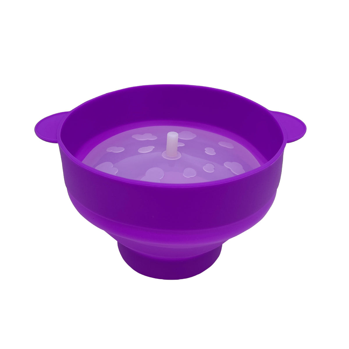 Foldable Silicone Popcorn Bucket with Handle Microwave Oven Safe Homemade Popcorn Maker teemdrop
