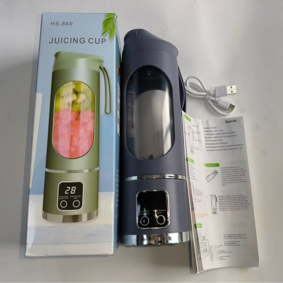 Portable Electric Fruit Juicer Cup
