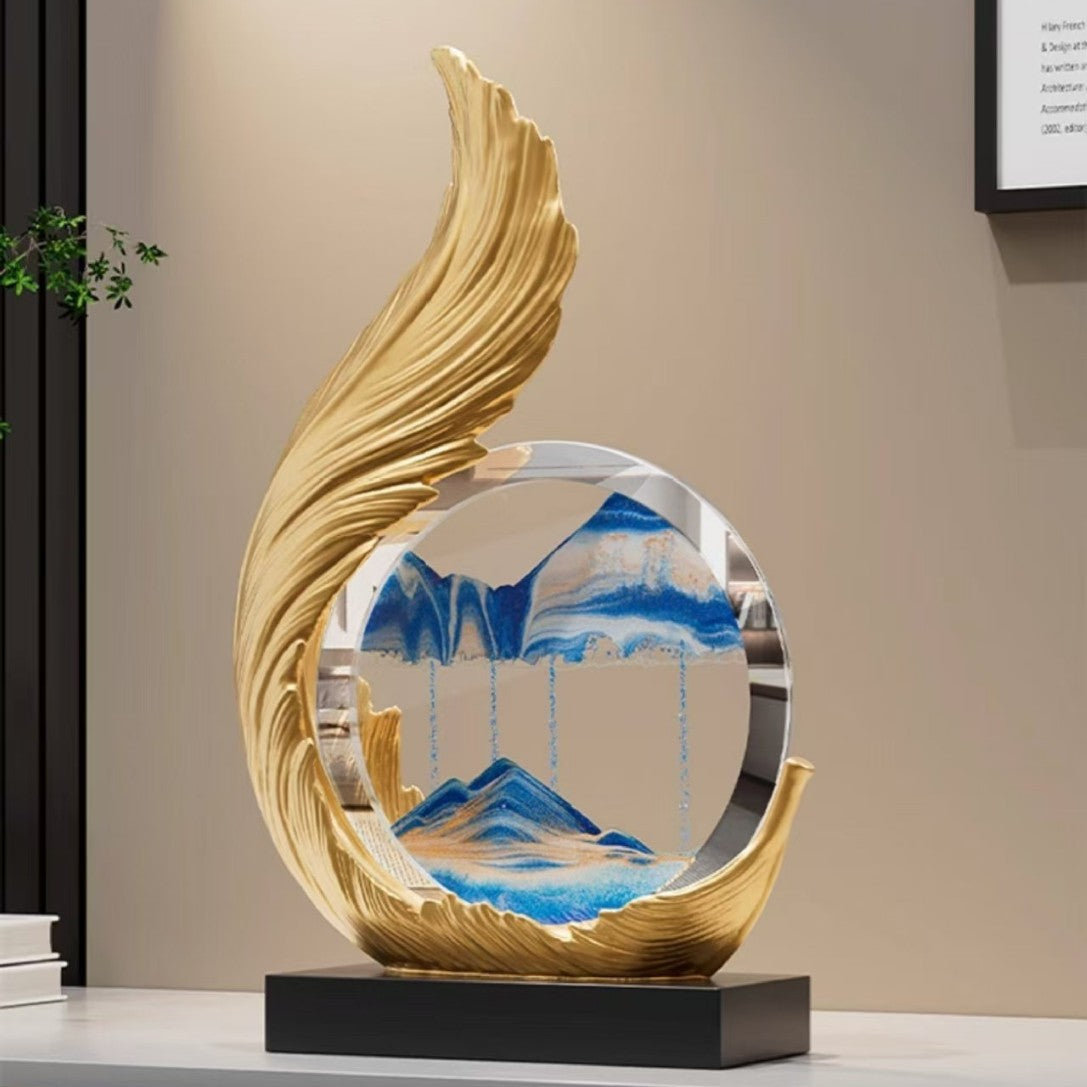 Resin phoenix figurine teemdrop