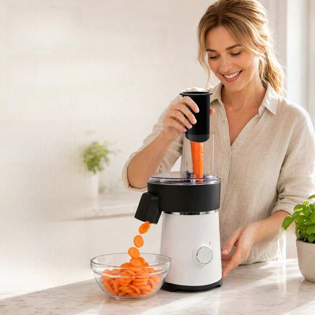 Electric Vegetable Cutter 6 in 1 Multifunctional Food Processor