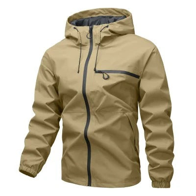 Hooded loose-fitting jacket teemdrop