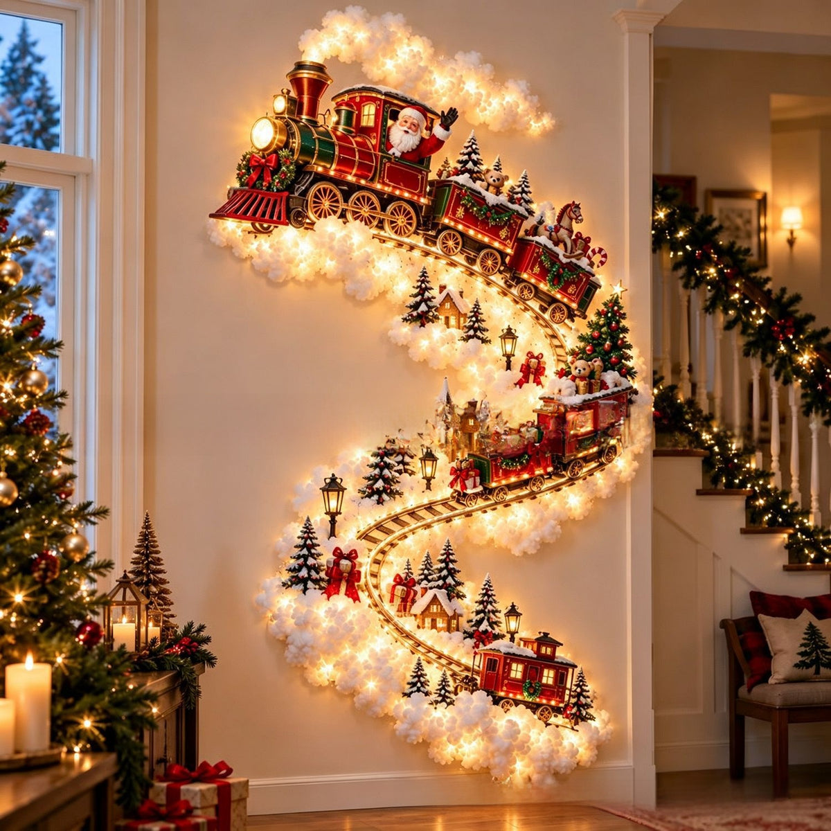Christmas Magic Trail Wall Light