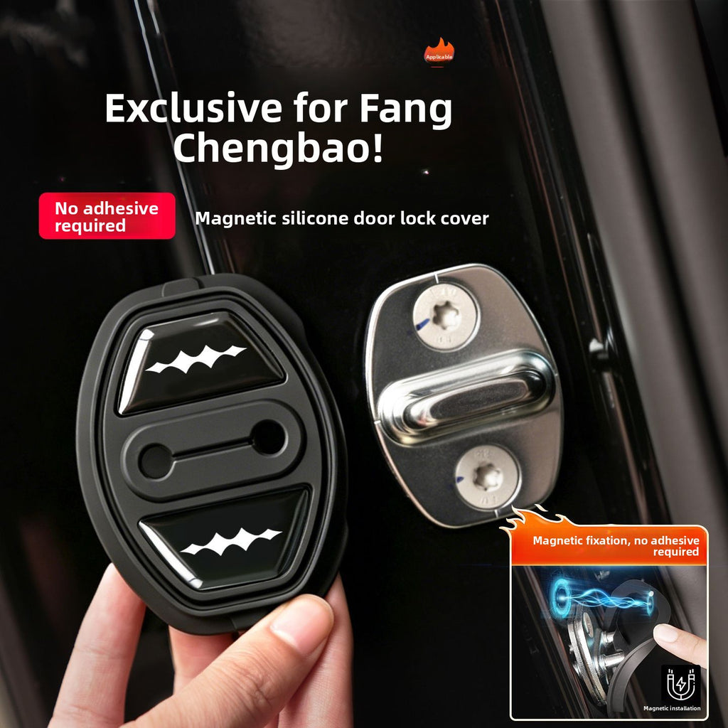 Magnetic Silicone Car Door Lock Protection Cover