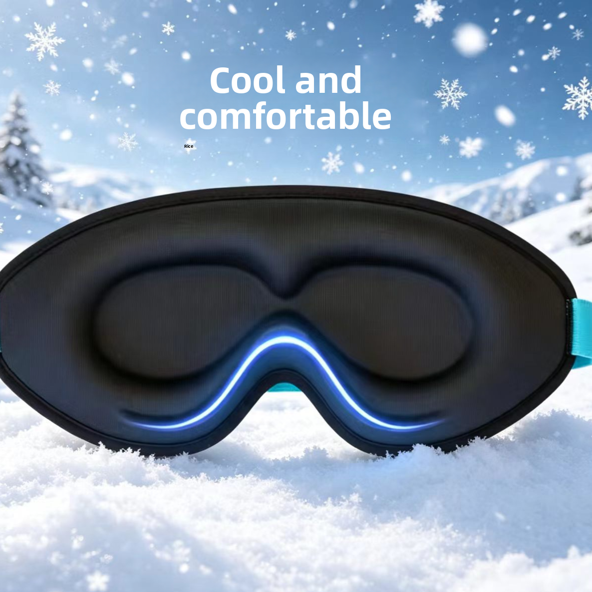 Adjustable buckle high elastic non-pressure eye three-dimensional eye mask