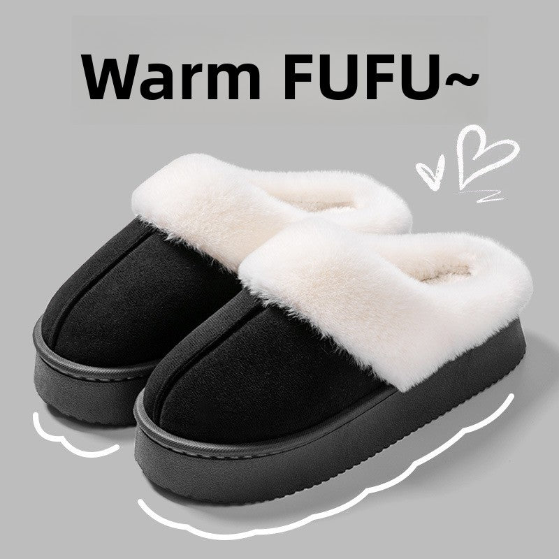 Cloud-like cotton slippers teemdrop