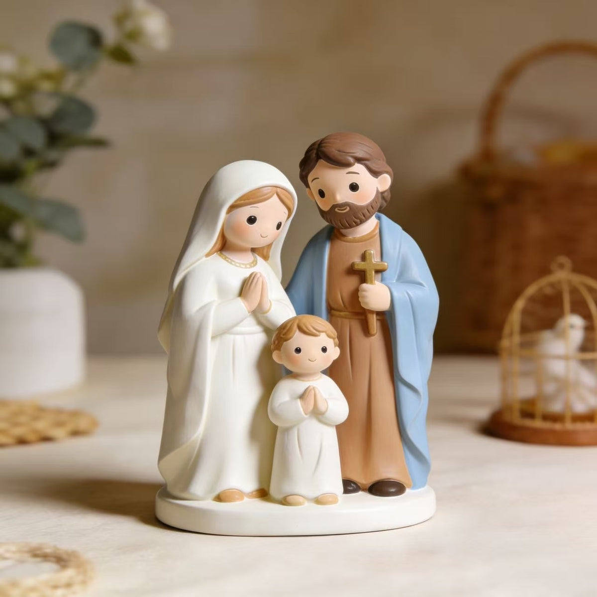 Holy Family Nativity Resin Ornament