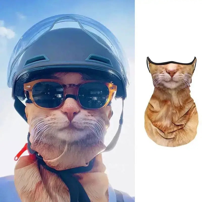Animal Pattern Full Face Windproof Sun Mask Unisex Outdoor Sports Cycling Mask teemdrop