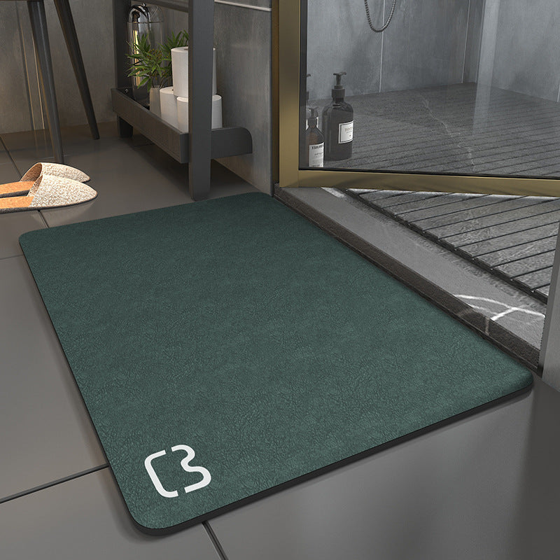 Quick-Dry Plush Bath Mat Floor Mat