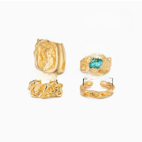 Men's Fashion Alloy Rings Set