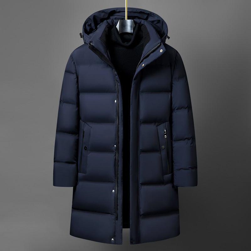 Men's Anti-Velvet Lined Hat Craft Down Jacket teemdrop