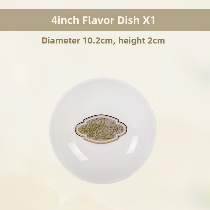 Floral-patterned tableware set
