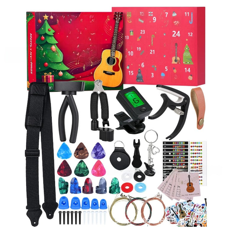 Guitar pick Christmas countdown blind box teemdrop
