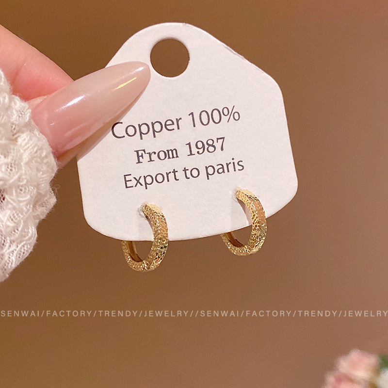 Korean Style Geometric Alloy Earrings