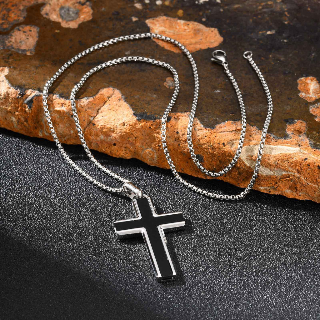 Men's necklace cross