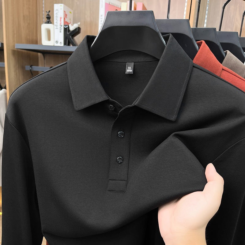 Mens Long Sleeve Polo Shirt