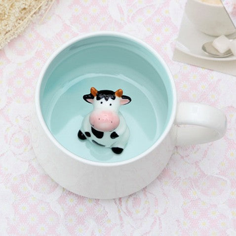 Creative 3D Animal Ceramic Mug
