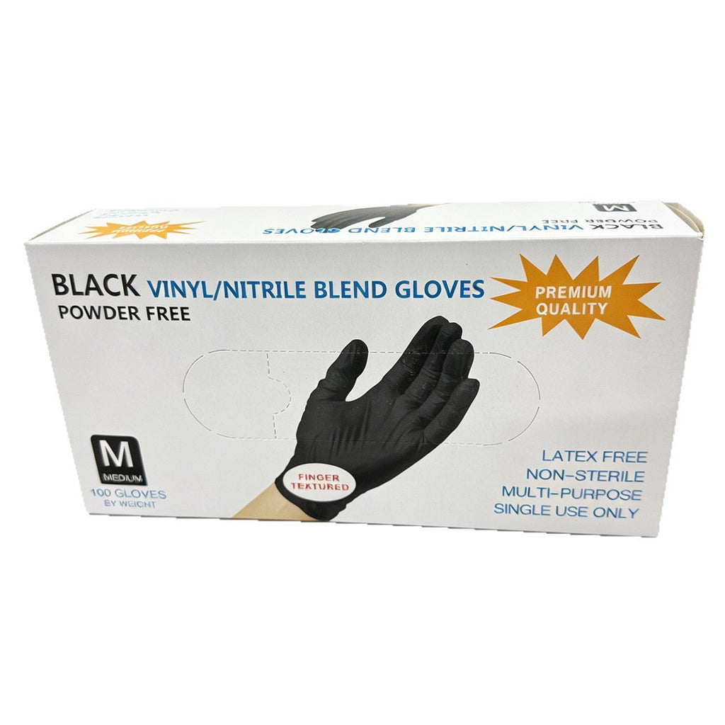 Disposable Black Nitrile Gloves