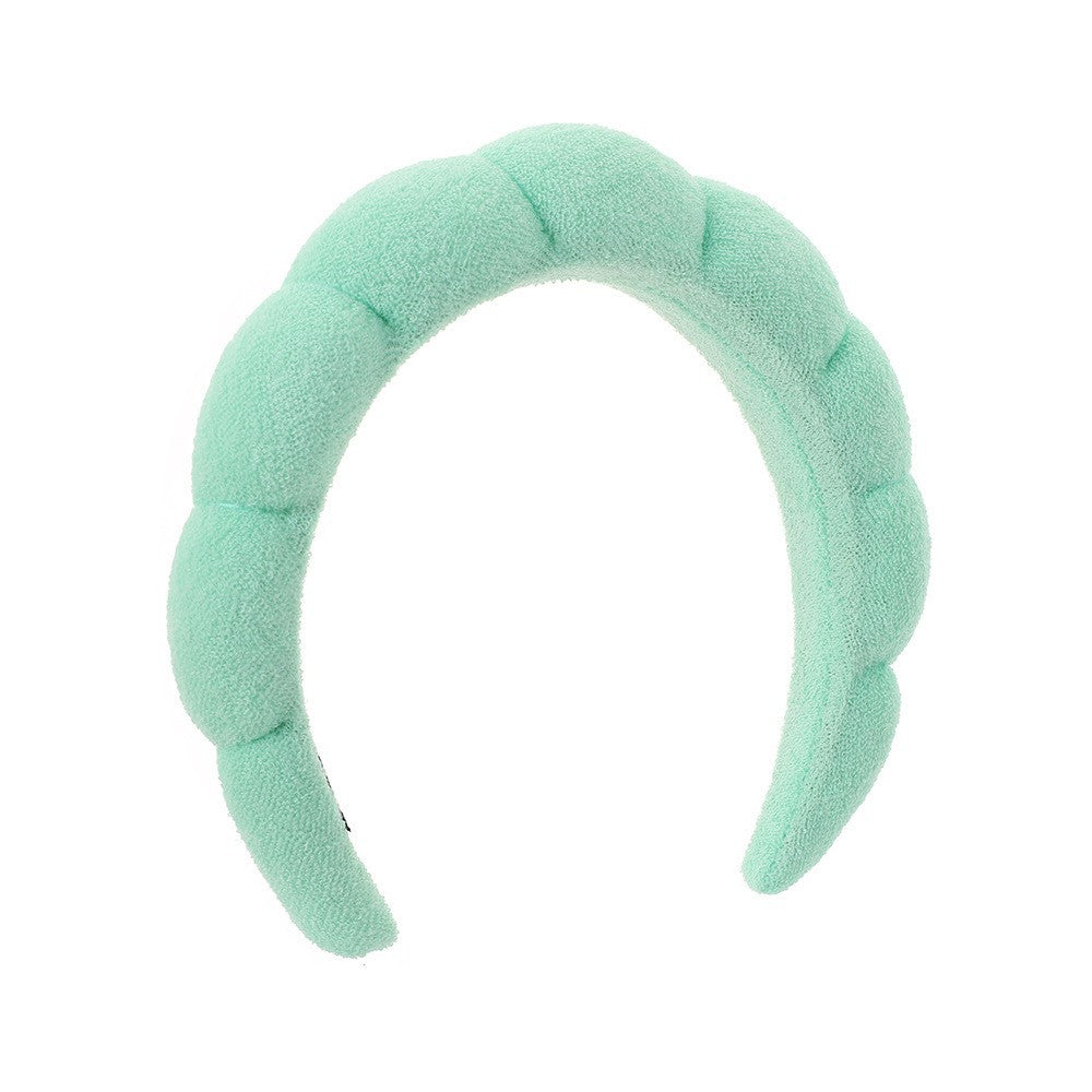 Lady's velvet sponge hairband teemdrop