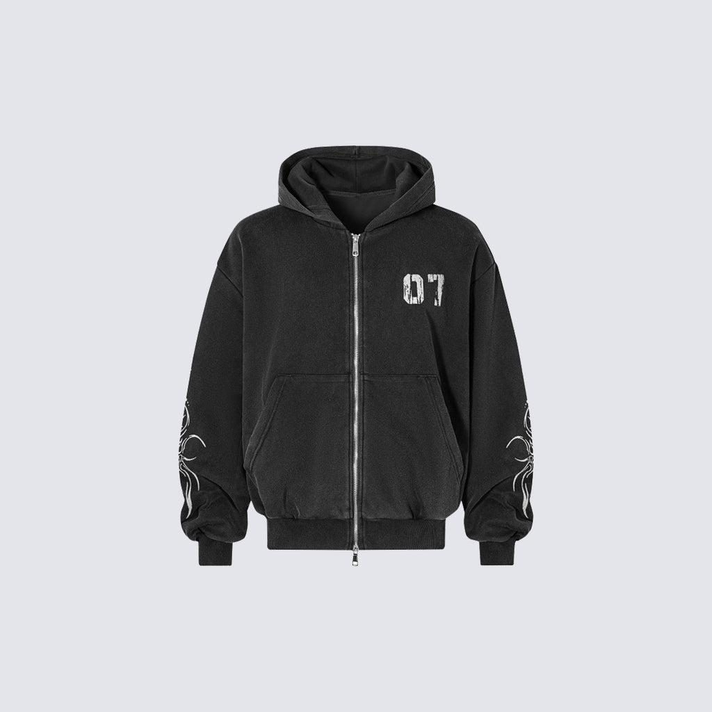 Streetwear retro loose coat