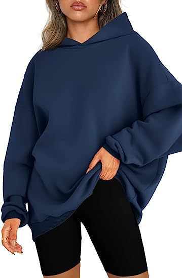 Oversized Hooded Fleece Sweatshirt for Women