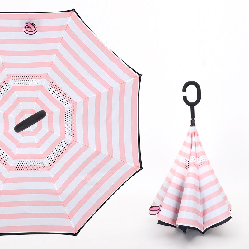 Reverse double-layer umbrella