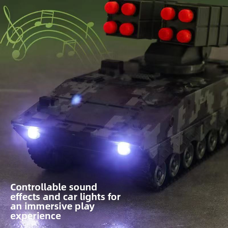 Rechargeable Remote Control Toy Tank with Launch Function