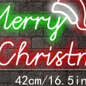 Dimmable LED Neon Light for Christmas Party Wall Decor USB Powered teemdrop