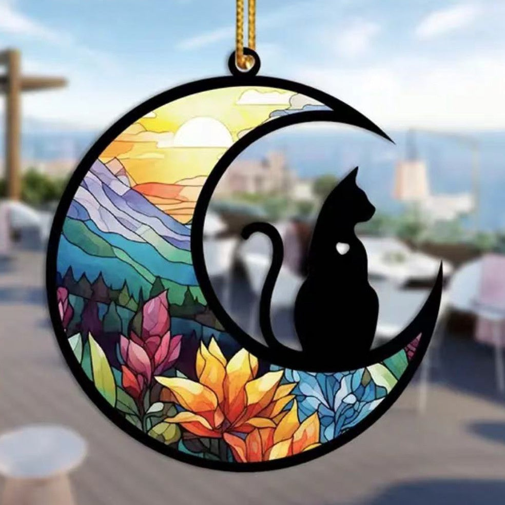 Dog Cat Window Hanging Ornament Personalized Gift