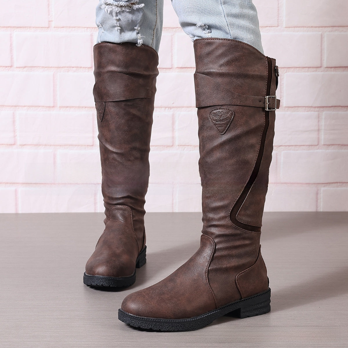 Women's High Shaft Knight Boots teemdrop