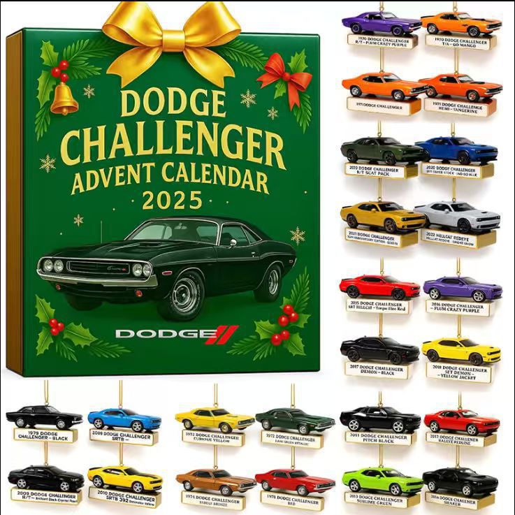 Acrylic Advent Calendar Blind Box Christmas Tree Ornament Pendant teemdrop