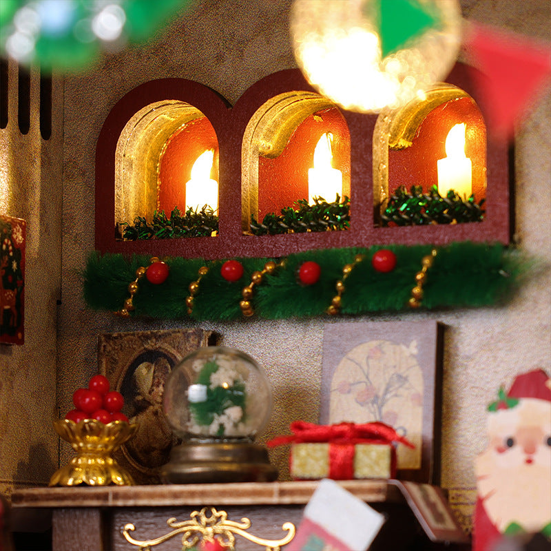 DIY Wooden Christmas House Ornament
