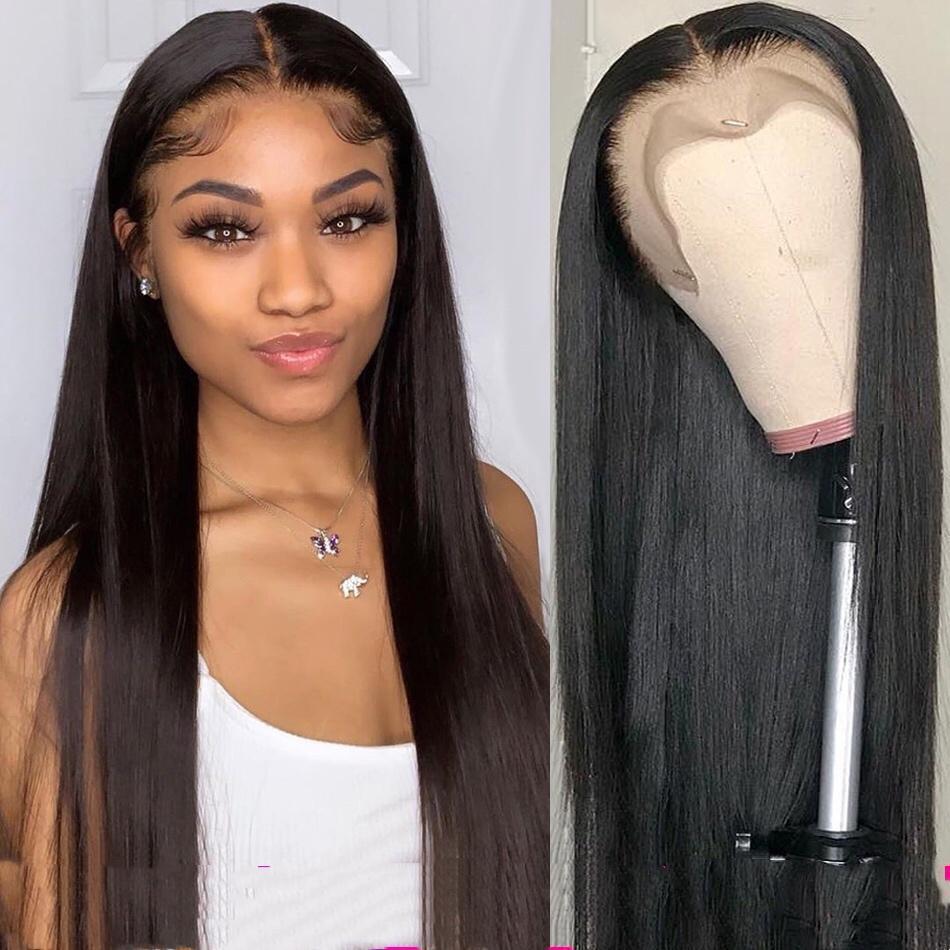 Long straight high-temperature fiber wig teemdrop
