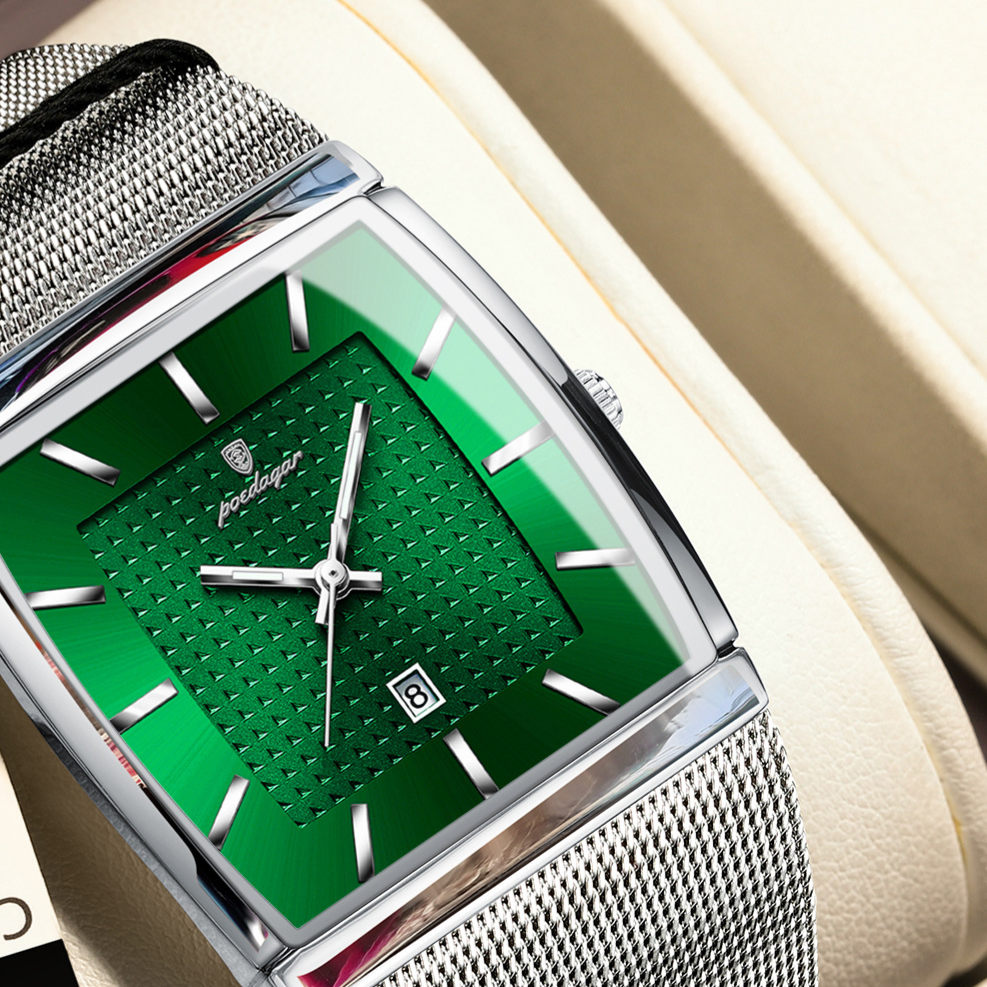 Ultra-Thin Men's Square Quartz Watch teemdrop