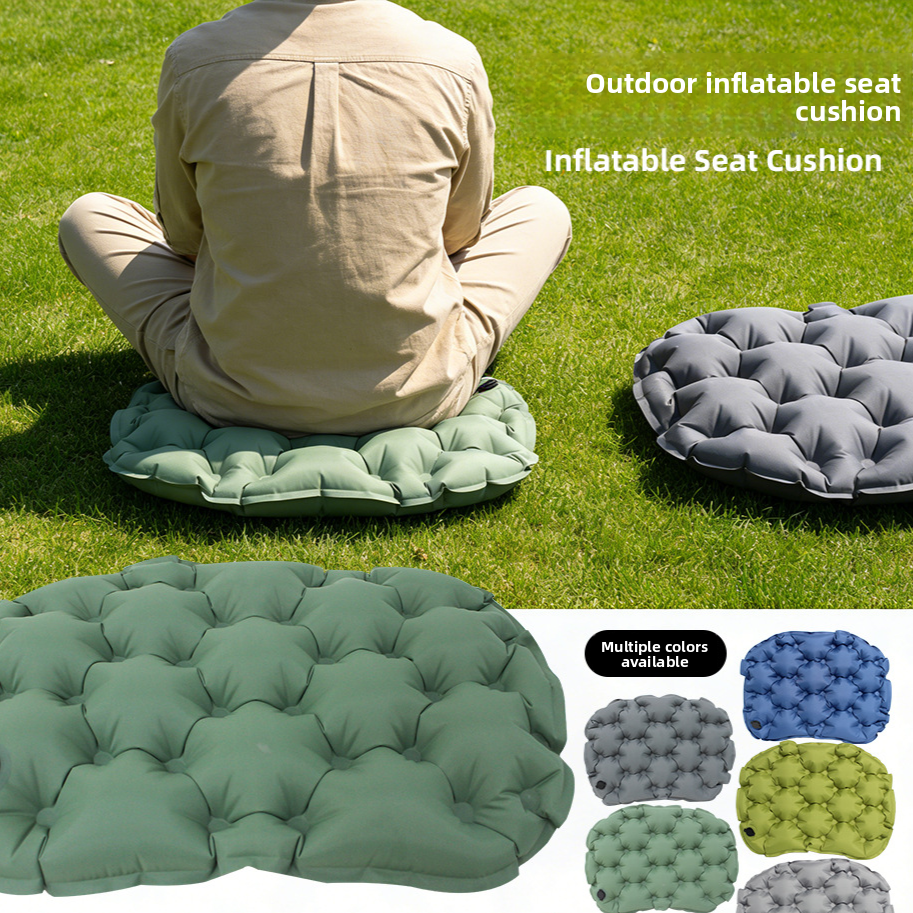 Self-Inflating Cushion Foldable Ergonomic Seat Pad