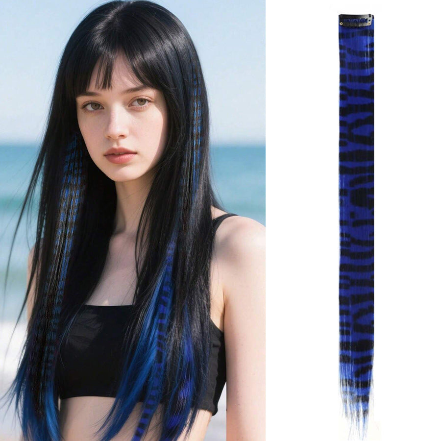 Ear-hook dye wig teemdrop