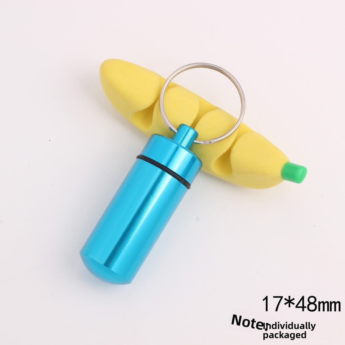 Mini Portable Aluminum Alloy Pill Bottle
