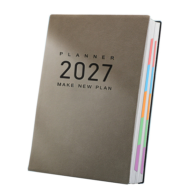 A5 Sheepskin Planner Business Notebook